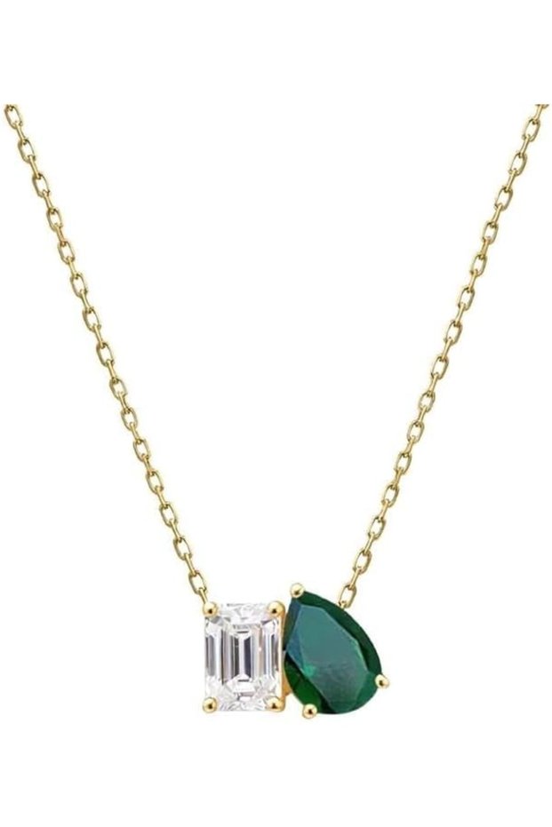 18Kt Gold Birthstone Necklace N1YK249 | 37cm - 40cm Chain N1YK249