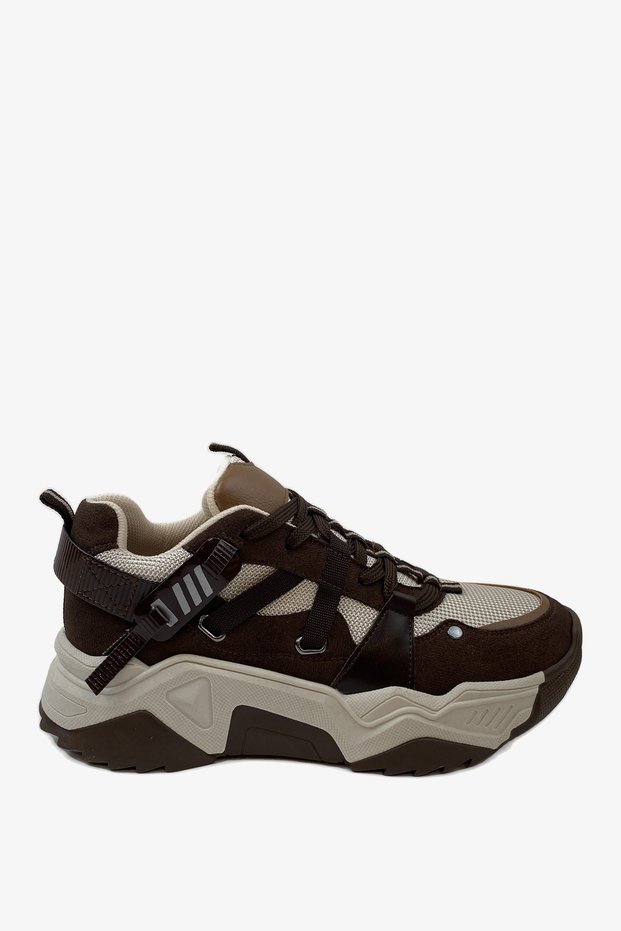Setya Women's Athletic Sneakers Casual - Brown Suede