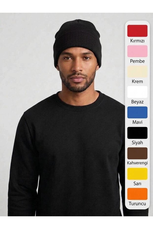 Men's Black Beret