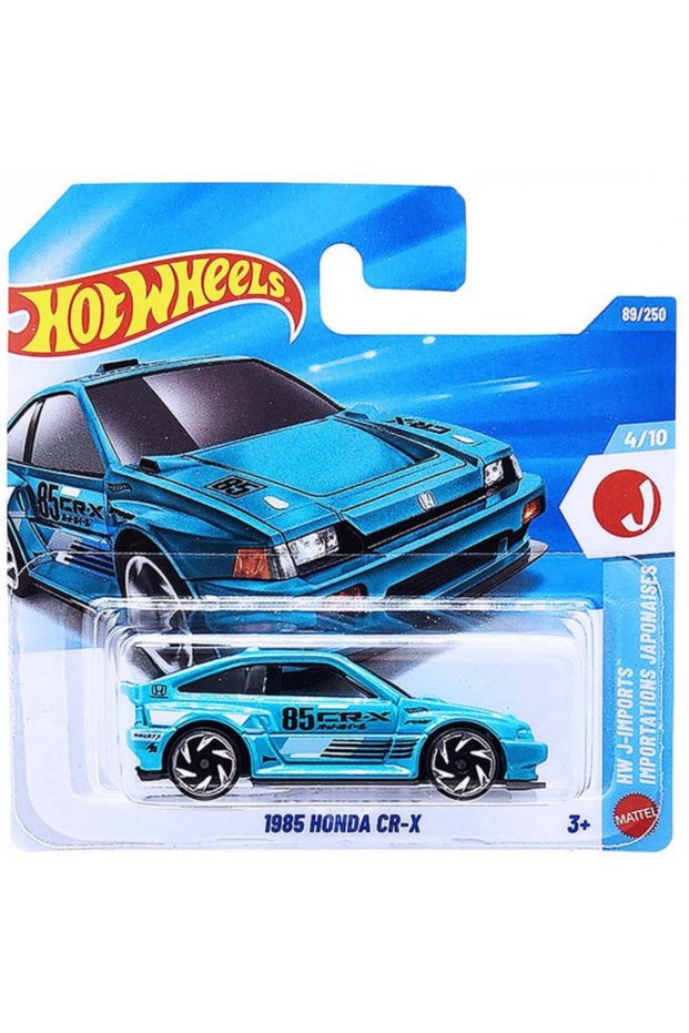 1985 Honda CR-X - HW J-Imports Turquoise 1/64 Diecast Model Car