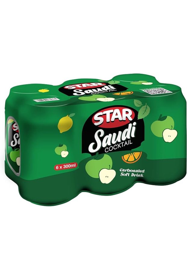 كوكتيل سعودي 300 مل × 6 (عبوة من 6)