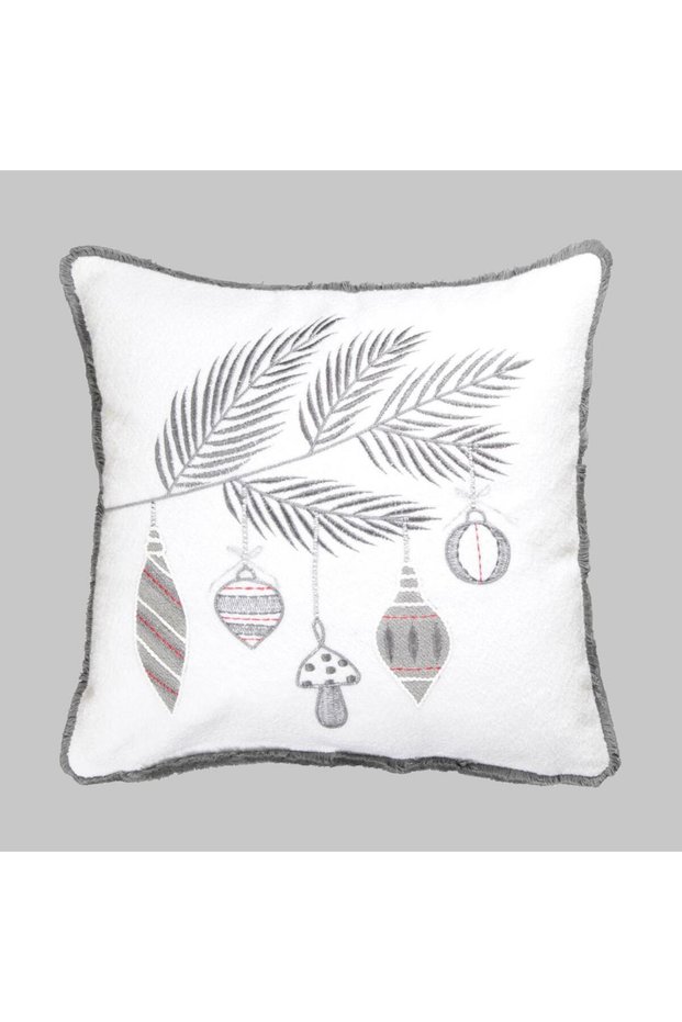 Bloom Cushion 45x45, White