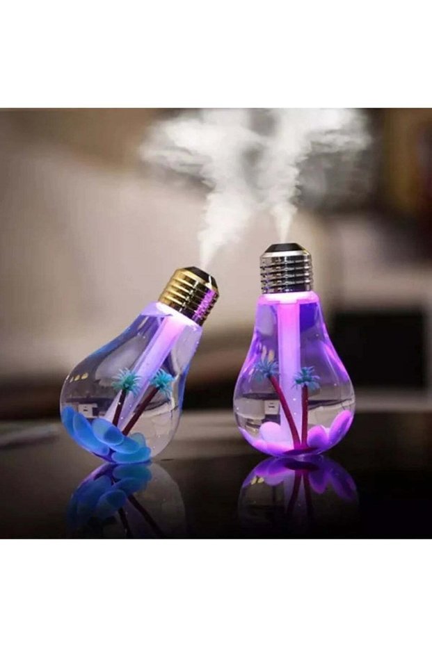 Humidifier diffuser aroma oils LED light bulb