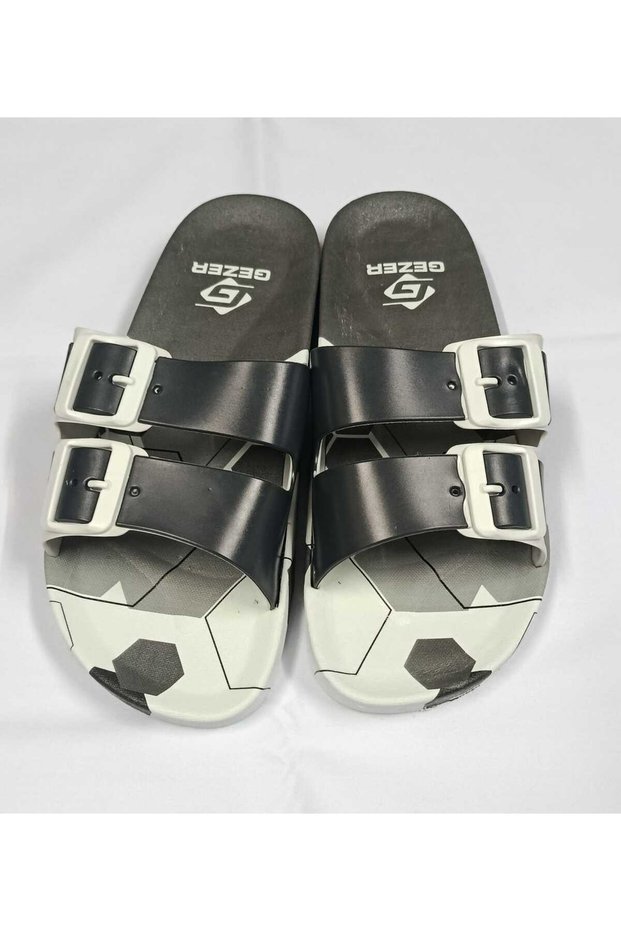 Non-Slip, Buckle-Free, Anatomical Sole, Double-Strap Men's Slippers for Home, Outdoor, Guests, and Wet Surfaces