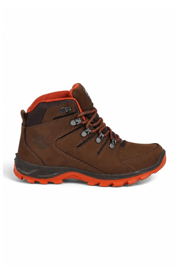 Coffee Nubuck Waterproof Non-Slip Sole Unisex Outdoor Boot G5558