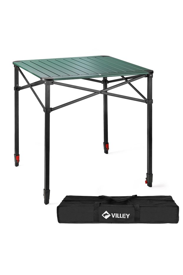 Folding Camping Table, Lightweight Aluminium Portable Table (Large)