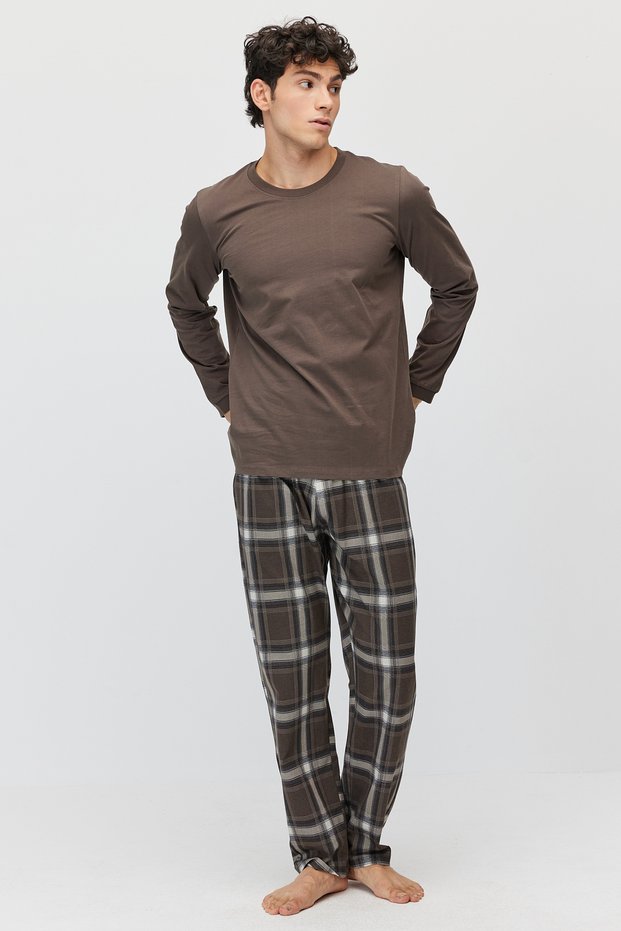 Men's Patterned Pajama Set