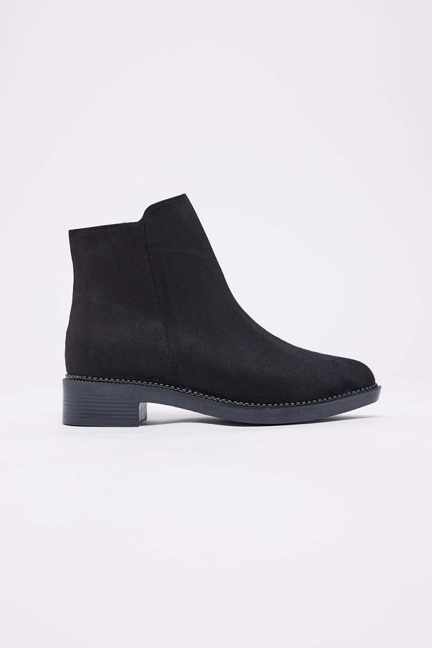 Women's Seam Detail Low-Heeled Boots