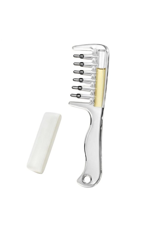 Scalp Oil Applicator Comb, Leak-Proof Refillable Scalp Liquid Guide Comb Hair Oil Massage Applicator, Hair Oil Distribution Comb, Hair Scalp Massaging Brush Applicator, For Salon Daily Home Travel