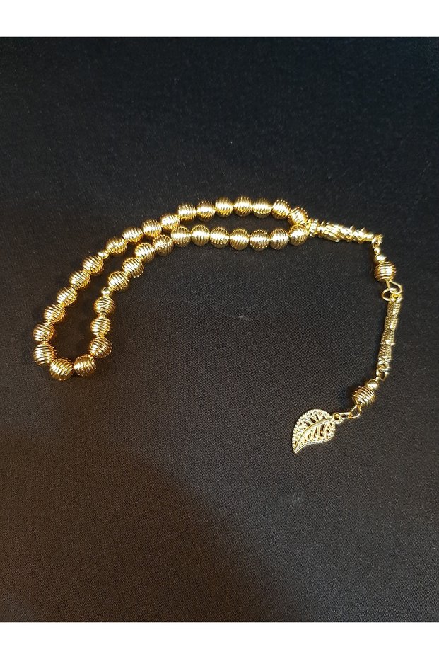 Gold-Colored Twisted Hematite Bead 6mm Prayer Beads