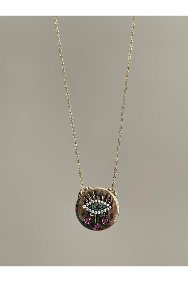 Eye pendant on a plate