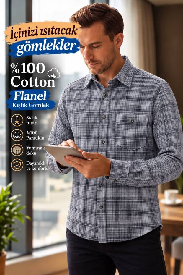 100% COTTON RELAXED-FIT SHIRT