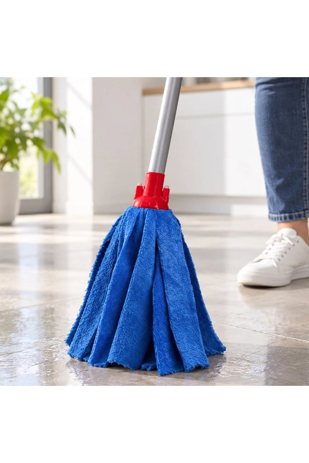 Super Large Blue Microfiber Mop 190g