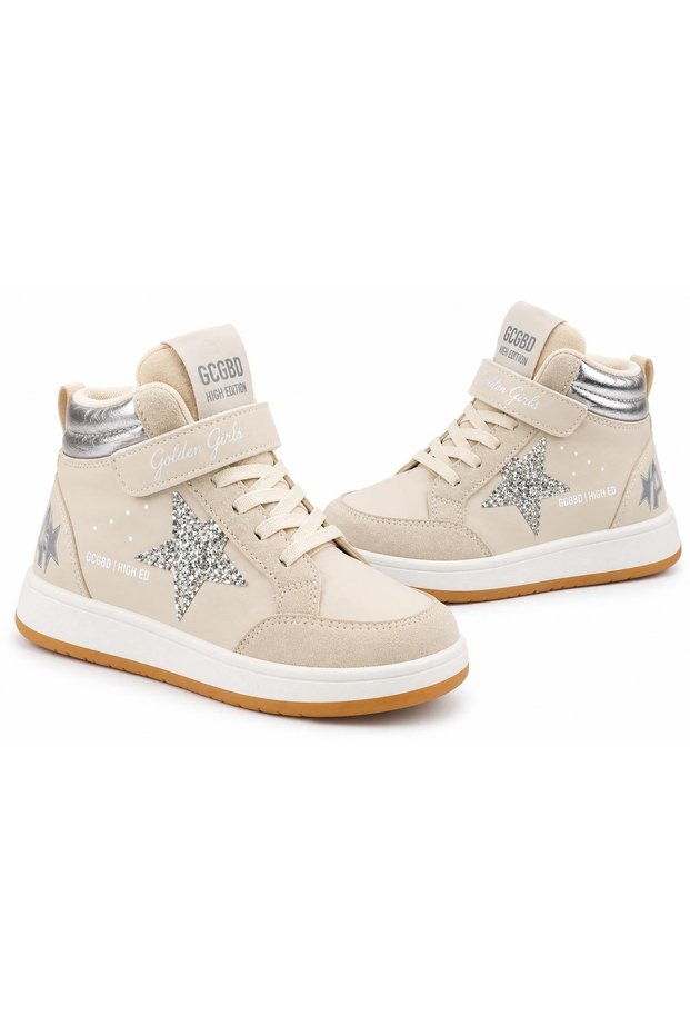 GCG8D Girls' Winter Short Sports Boots with Star Design—New Season, Sizes 26–35