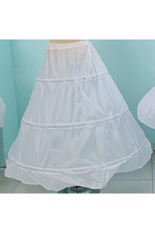 a Tulle Petticoat Underskirts Little Princesses Cancan 65 CM-White
