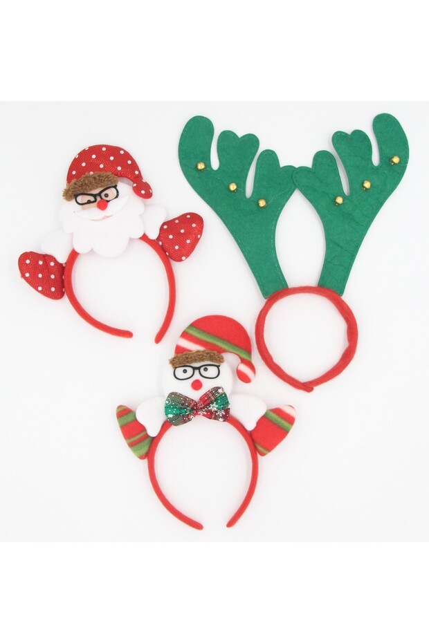 7 Pieces Headbands Xmas Headwear Reindeer