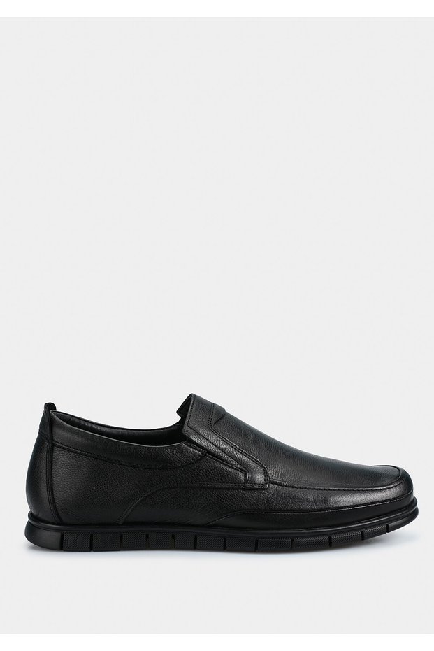 Black Leather Men's Shoes