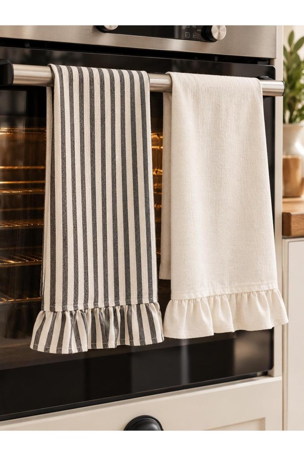 Ruffled Dish Towel, Set of 2