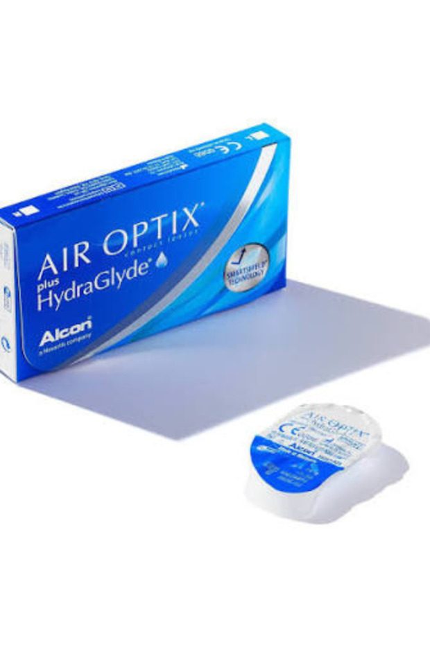 Alcon Air Optix plus HydraGlyde Monthly Disposable Contact Lenses High Moisture Breathable Eye Lenses