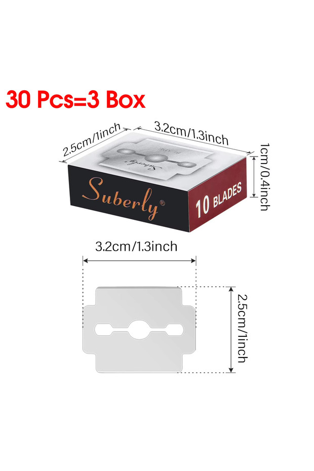 30pcs(3 boxs) 30/60/100pcs Steel Replacement Blades For Skin Callus Foot Hard Remover Care Pedicure