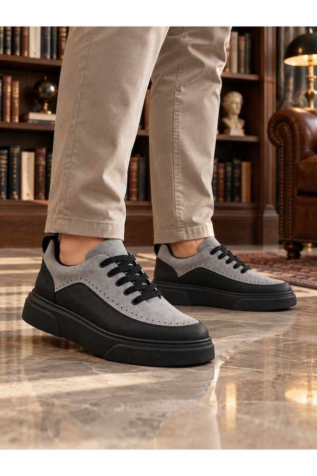 Vegan Leather Orthopedic Casual Stylish Men's Shoes