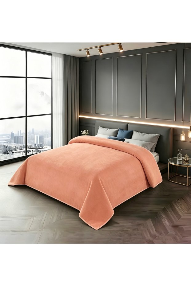 Raschel Plain Blanket 180X240cm - 100% Polyester