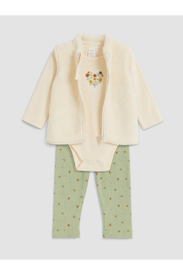 3-Piece Floral Baby Girl Set for Style Enthusiasts from Uzg Store