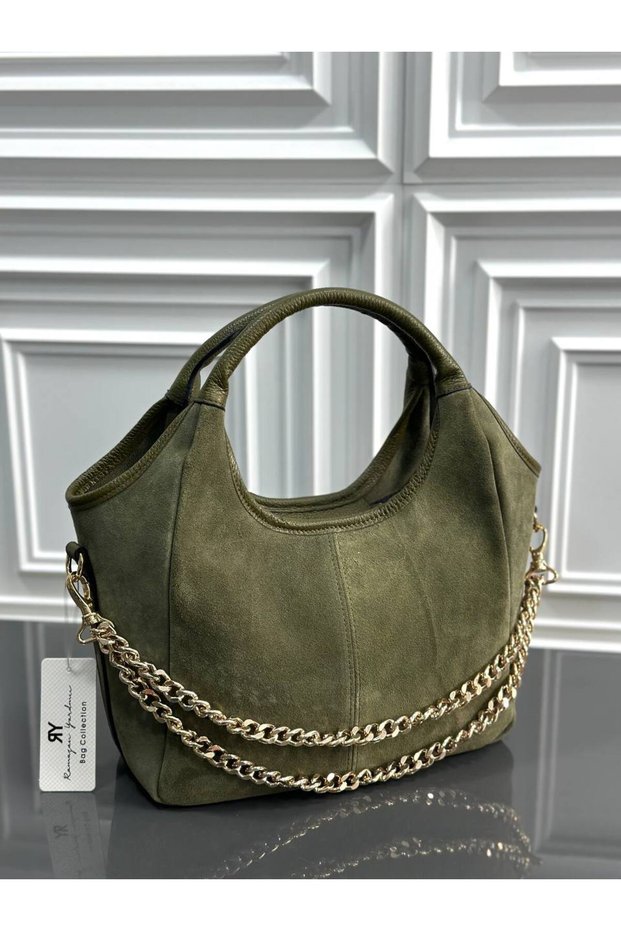 Premium Genuine Suede Leather Women's Handbag