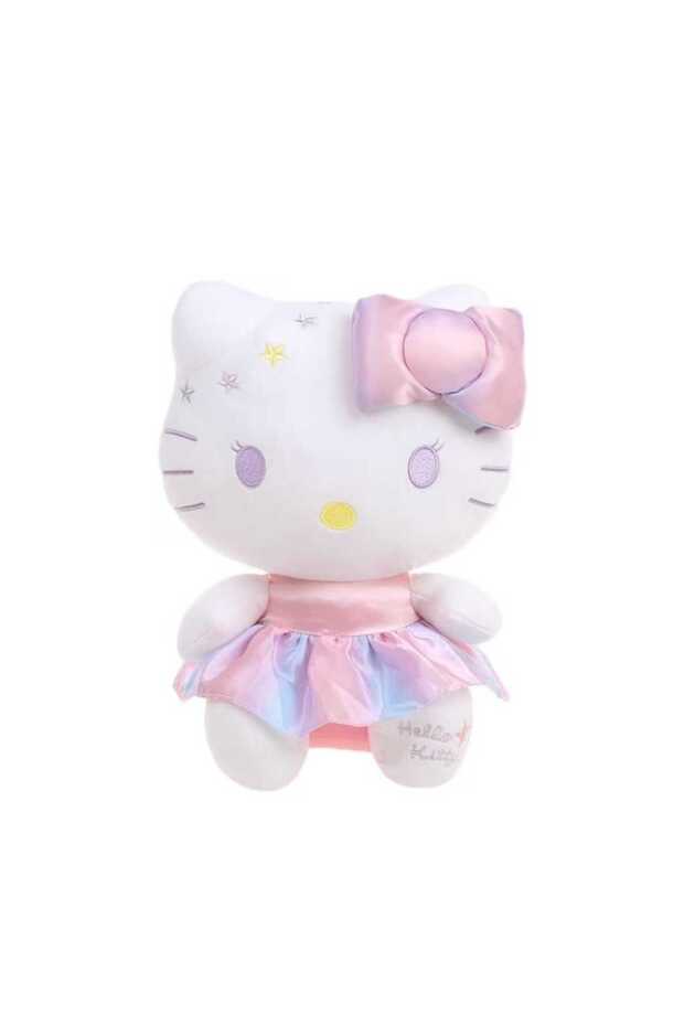 Bright pink Hello Kitty plush toy, 45 cm, large size, soft plush fabric