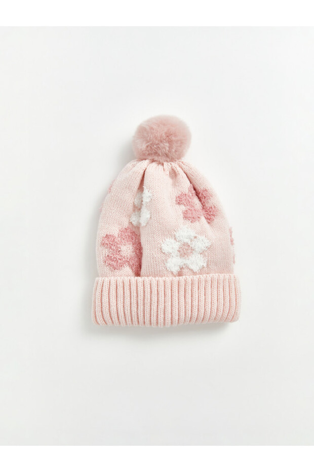 Timeless Clothing & Timeless Choices: Flower-Embroidered Girl Baby Beanie