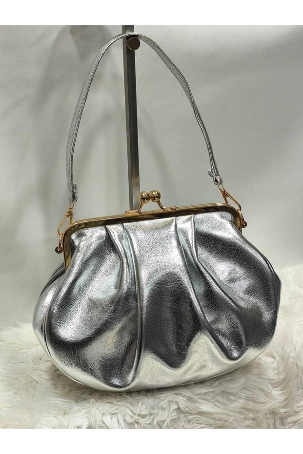 New Burslu Model Long Crisscross Straps Women's Shoulder Bag (28 cm x 18 cm)