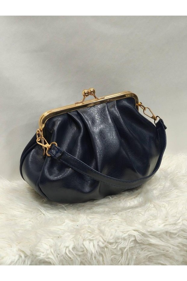 New Burslu Model Long Crisscross Straps Women's Shoulder Bag (28 cm x 18 cm)