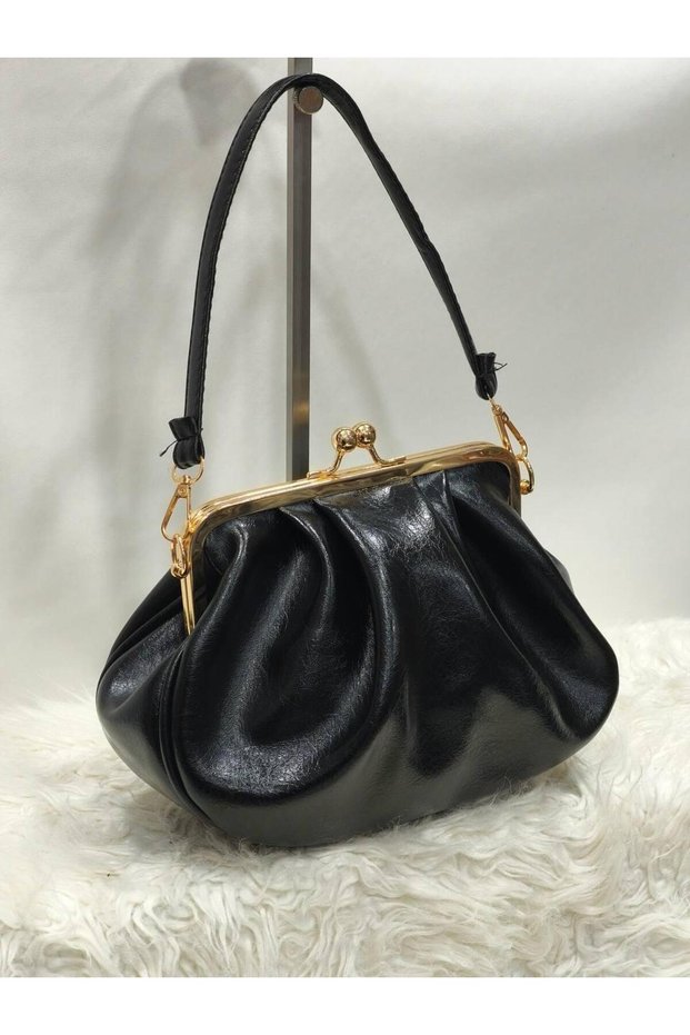 New Burslu Model Long Crisscross Straps Women's Shoulder Bag (28 cm x 18 cm)