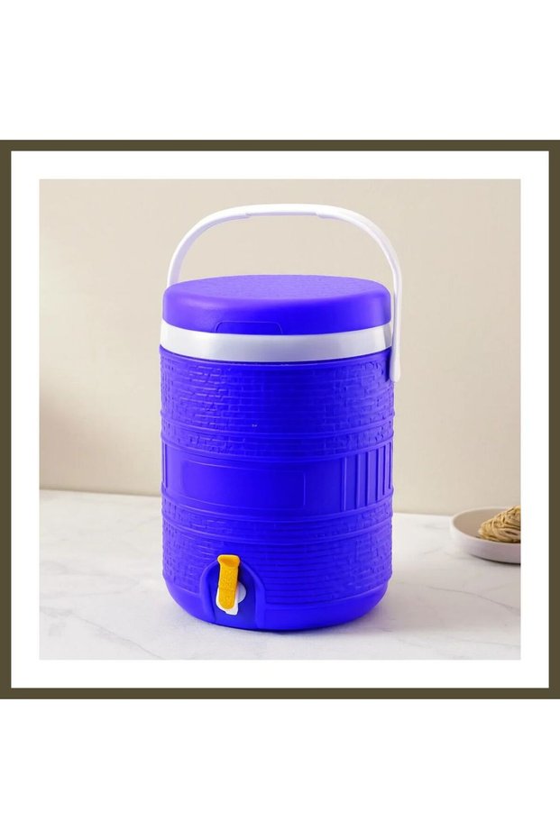 20-Liter Plastic Thermal Thermos with Faucet - BX with Carrying Handles
