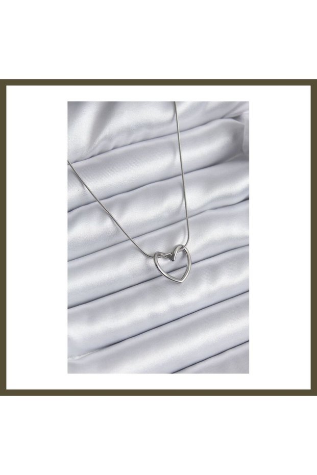 316L Stainless Steel Silver-Colored Women's Necklace Model BX
