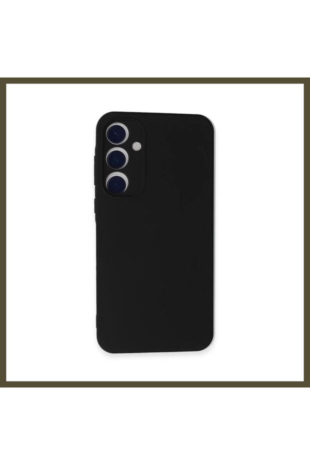 Samsung Galaxy A35 5G Compatible Case with Velvet-Lined Nano Silicone - Black BX