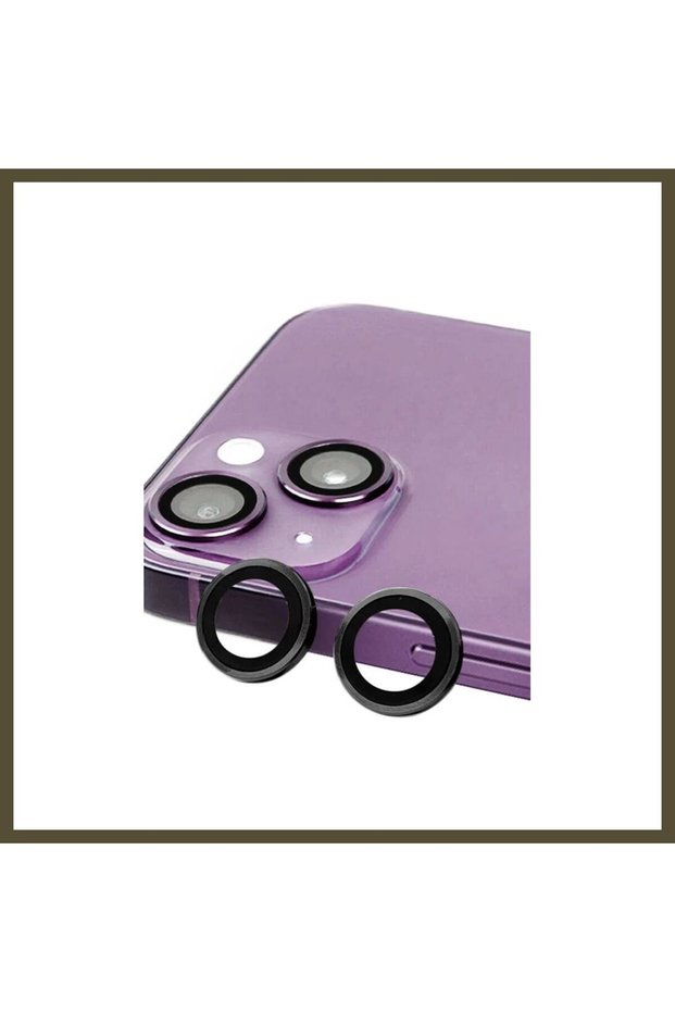 Raze Metal Camera Lens Compatible with iPhone 14 - Black BX