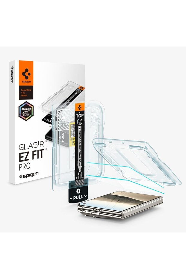 واقي شاشة GLAStR EZ Fit Pro لهاتف iPhone، طبقة حماية مزدوجة، صلابة 10H+ [عبوة تحتوي على قطعتين].