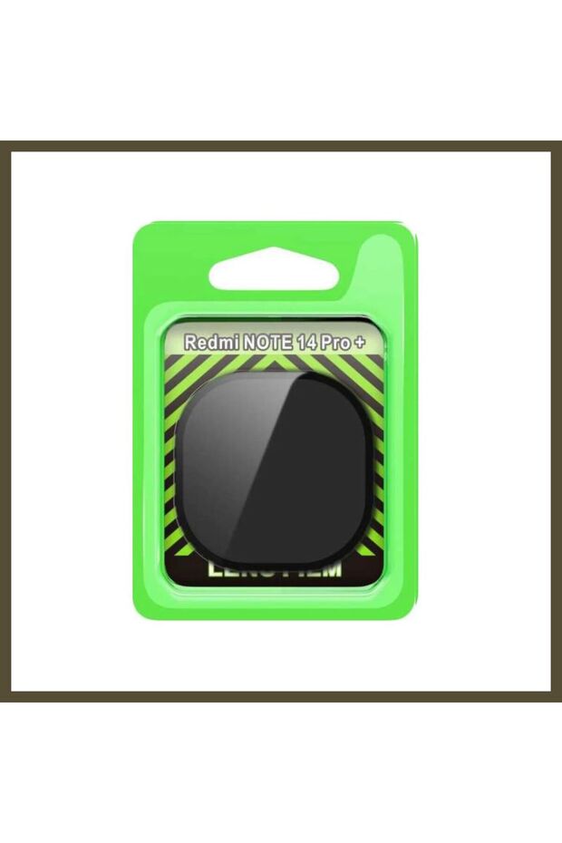 Raze Metal Camera Lens Compatible with Redmi Note 14 Pro Plus - Black BX