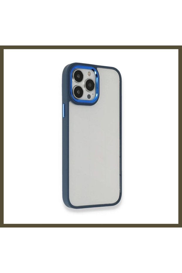 غطاء حماية متوافق مع هاتف iPhone 14 Pro - لون أزرق BX.