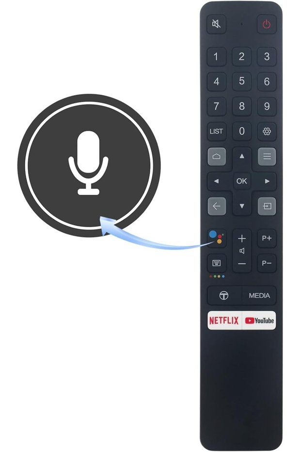 06-BTZNYY-ARC901V جهاز تحكم عن بعد بديل - RC901V FMR1 بديل للتحكم عن بعد لتلفزيون TCL الذكي