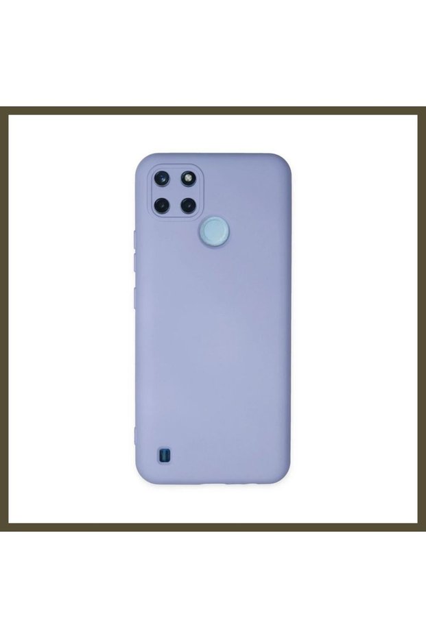 Realme C25Y Compatible Case with Velvet-Lined Nano Silicone - Lilac BX