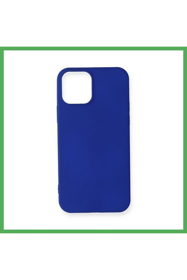 iPhone 12 Mini Case - First Silicone - Navy Blue BEZOSS