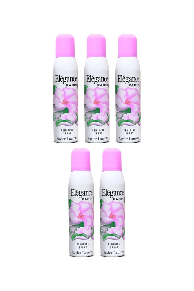 PACHET 5x Elegance Paris Deo 150ml