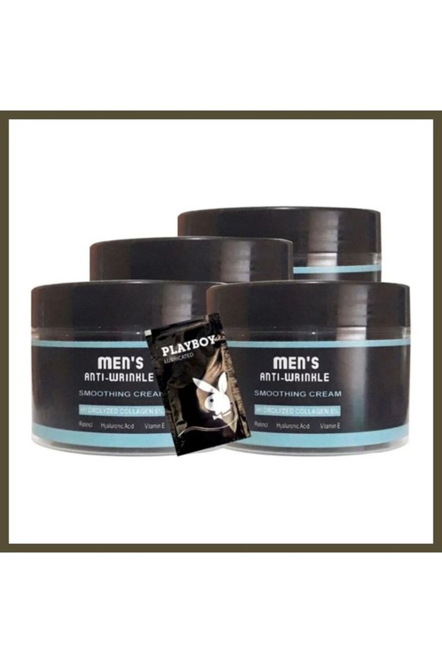 Super Mens 4-Pack 100 ml SNMP20356 Men's Face Cream Anti-Wrinkle Smoothing Cream + BX