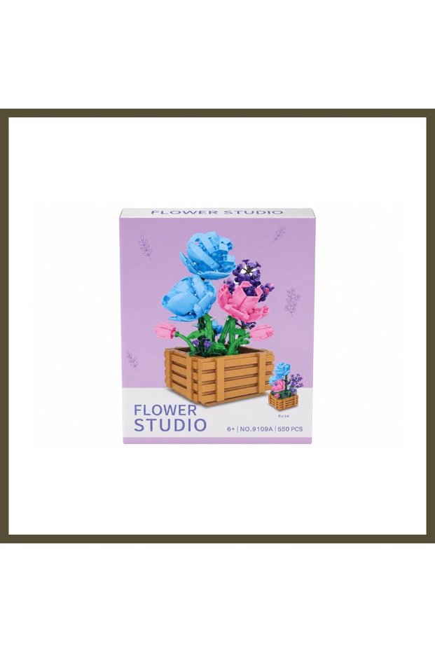 9109A Flower Blocks, 550 Pieces, BX