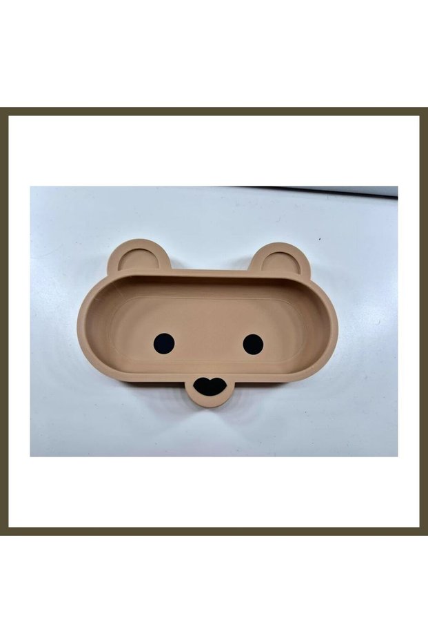 3D-Printed Teddy Bear Print Glasses Holder—Cute Desktop Glasses Stand and Small Item Tray by Be BX