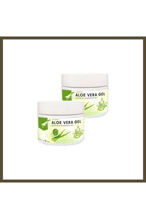 Eurorganic Aloe Vera Gel: A Refreshing and Moisturizing Touch for Your Skin, 100 ml x 2, BX