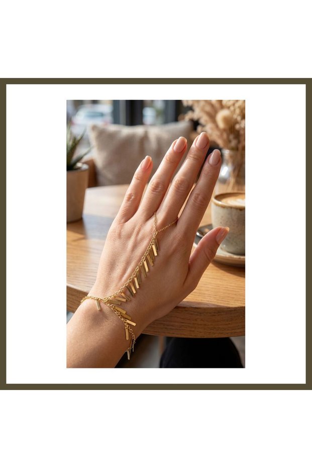 Gold-Colored Brass Pendant Plate, Shahmeran BX Model