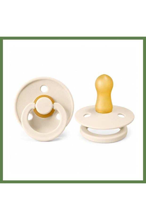 Rubber Pacifier, 6–18 Months, Ivory—price per piece · Color: Ivory HB006